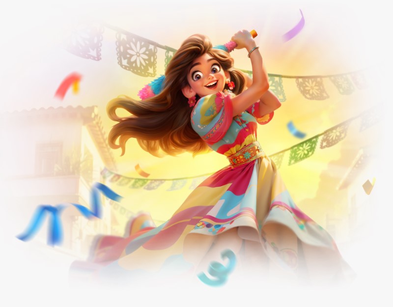 Pinata Wins — Free Spins with multiplier bar above reels